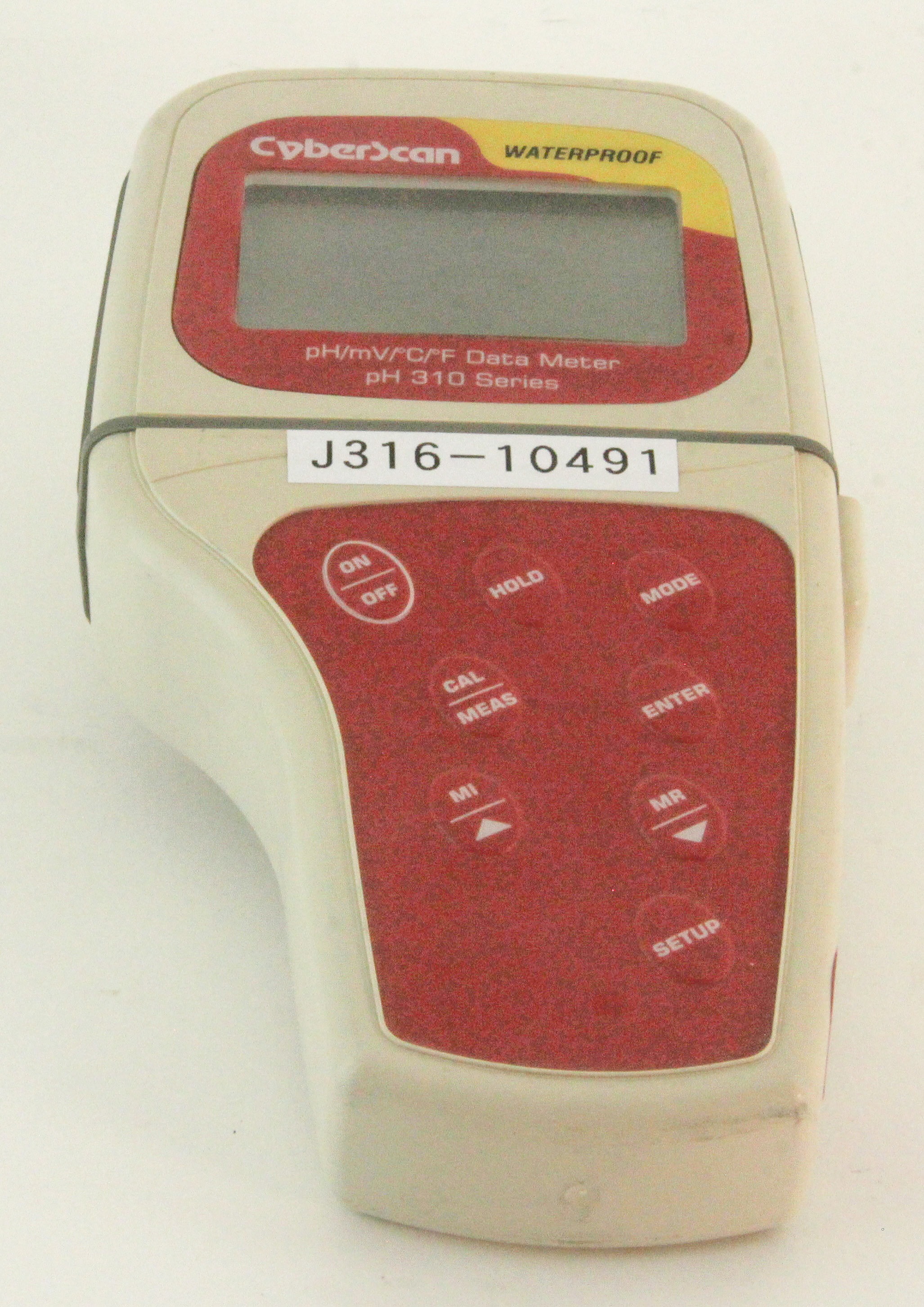 10491 EUTECH INSTRUMENTS CYBERSCAN WATERPROOF PH MV C F DATA METER PH